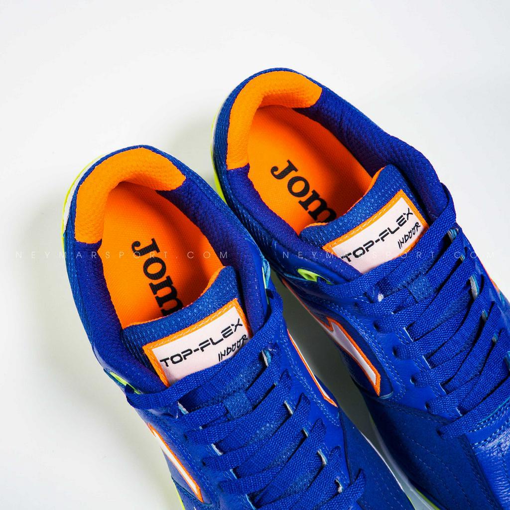 Giày futsal Joma Top Flex Rebound 2304 IN - Royal Blue/Neon Green