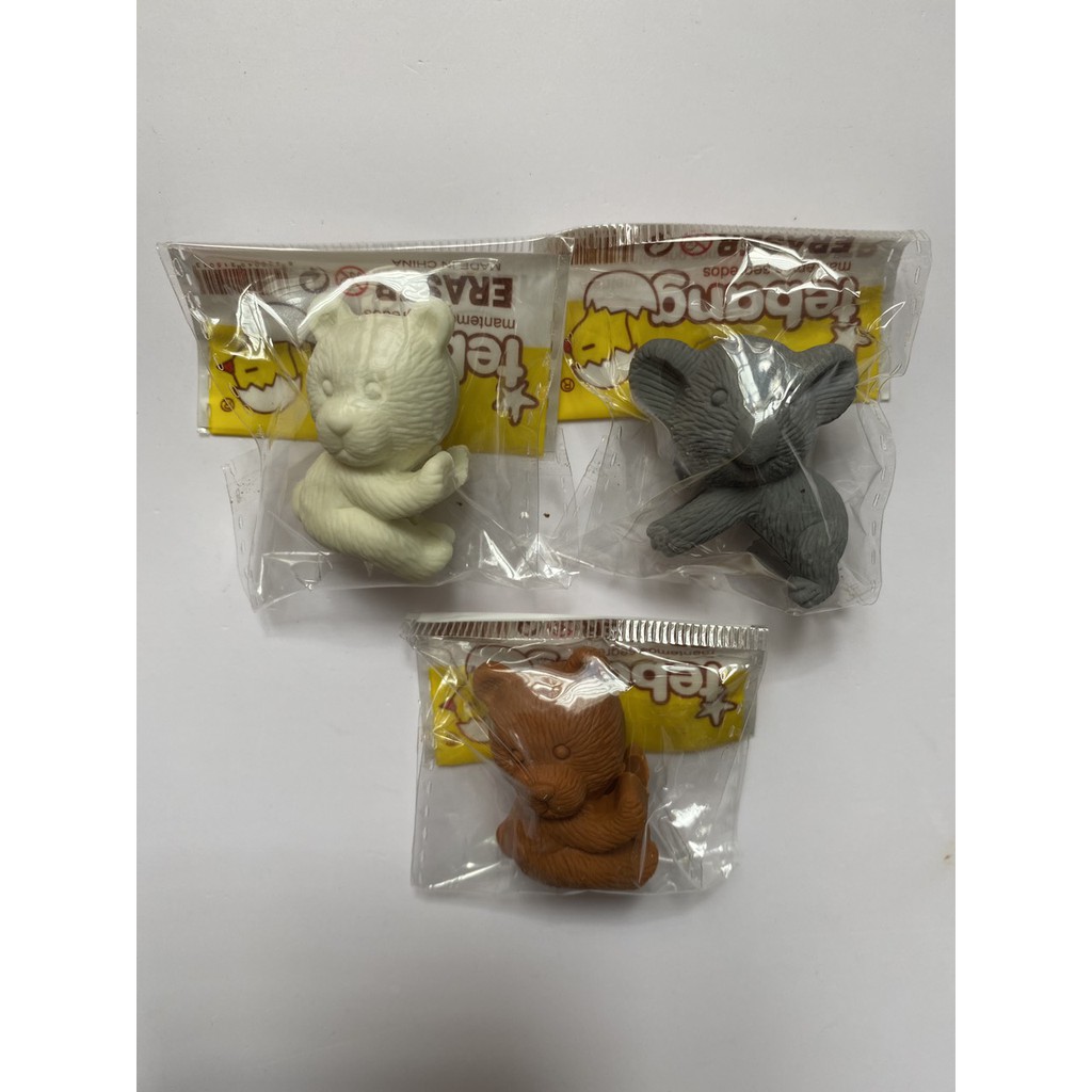 Gôm gấu gắn bút