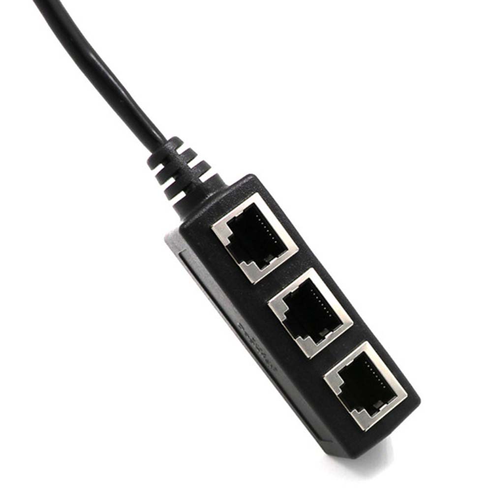 Bộ Chia Dây Cáp Mạng Rj45 1 Đầu Cắm Sang 3 Cổng Cắm LAN Nhiều Màu