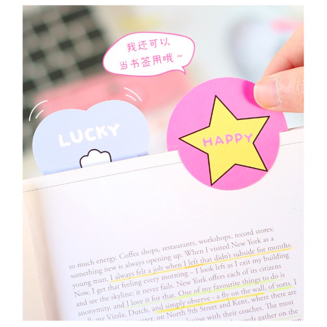 Set 30 mini note tặng kèm stickers và bookmark