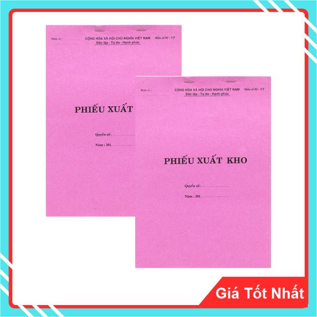 Phiếu Xuất Kho 1 Liên A4 (21 x 29,7cm) - Giúp Ghi Lưu Đầy Đủ Thông Tin Trong Công Việc Xuất Hàng Hóa Ra Khỏi Kho