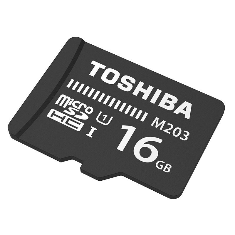 Thẻ nhớ MicroSDHC Toshiba M203 UHS-I U1 16GB 100MB/s - chuyên camera và điện thoại (Đen)