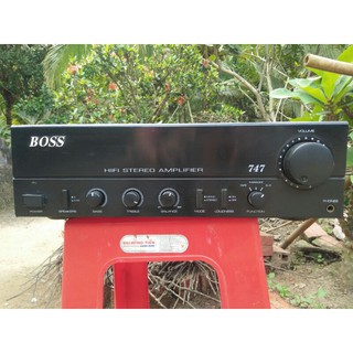Amply nghe nhạc Boss 747 chạy 4 sò