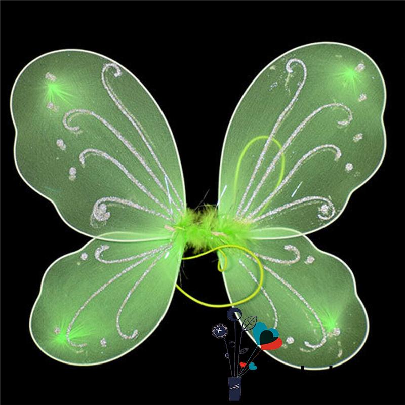 Set Cánh Bướm Và Chân Váy Xòe Hóa Trang Cho Bé Gái