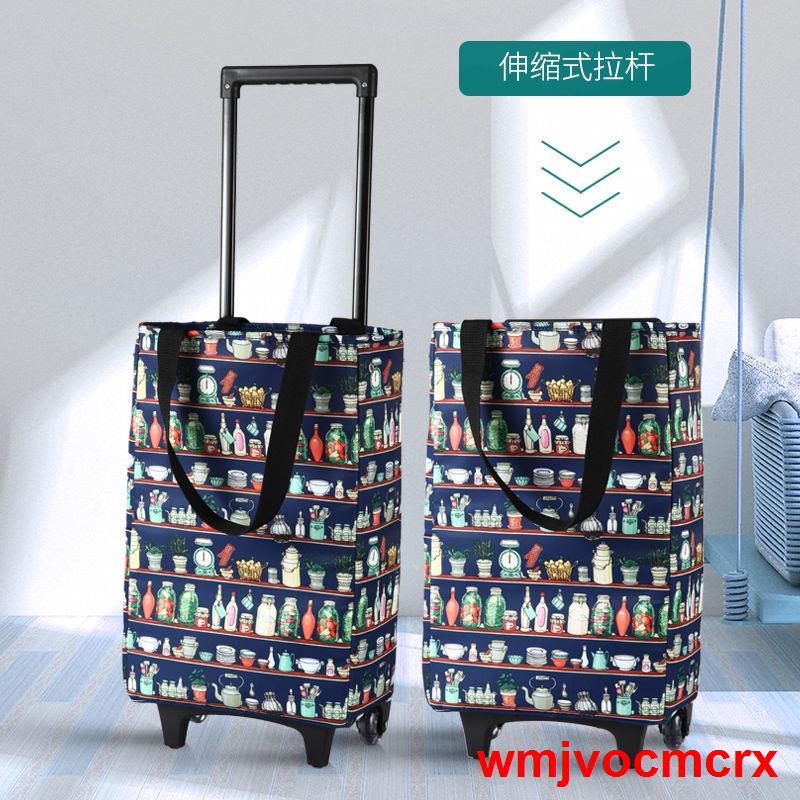 Xe Đẩy Mua Sắm Thiết Kế Nhỏ Gọn Có Thể Gấp Tiện Dụng