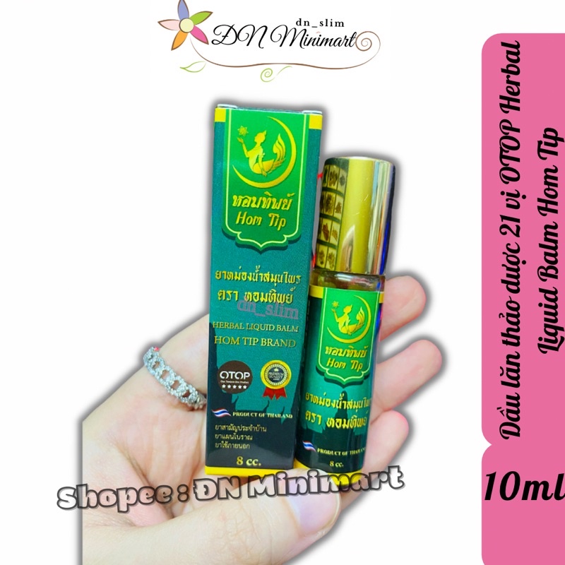 Dầu Lăn Hom Tip Brand 21 Vị Thảo Dược Thái Lan 8ml