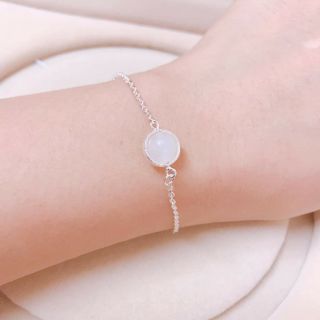 Lắc tay bạc mix đá phong thủy