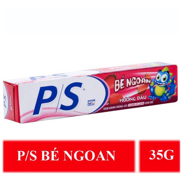 Kem Đánh Răng P/S Bé Ngoan Hương Dâu - Cam 35g - 45g