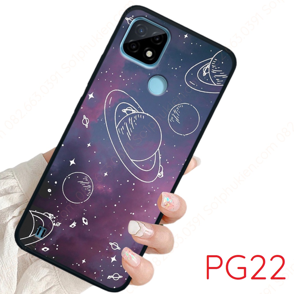 Ốp lưng điện thoại realme C21 C21Y C11 C12 C15 C20 dẻo in hình vũ trụ, ngân hà cực hot
