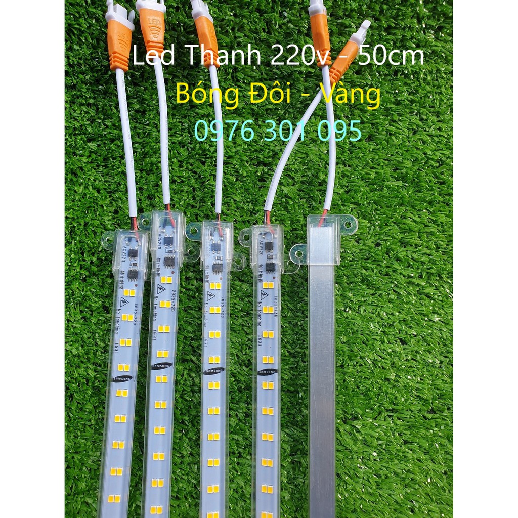 Led Thanh 220v - 50cm (2 đường bóng)