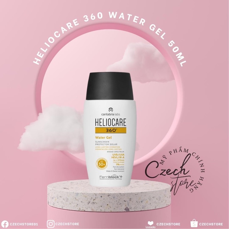 Kem chống nắng Heliocare 360 water gel sfp+ 50ml