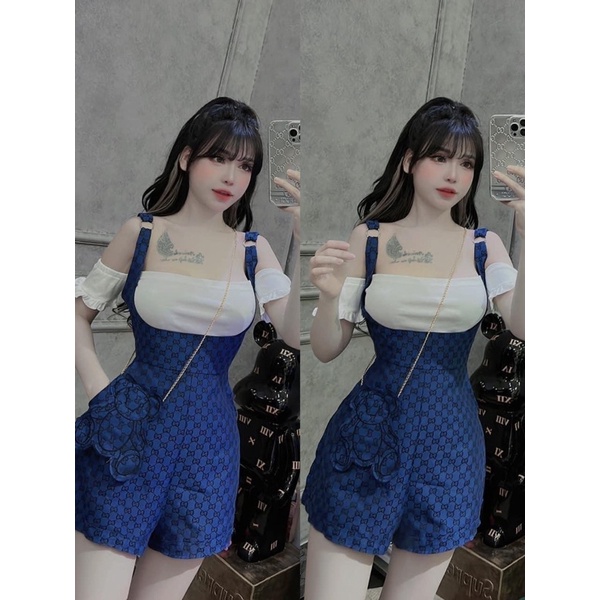Set yếm gấu 3 món kèm túi