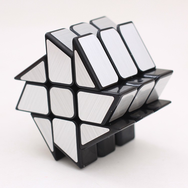 Yongjun 3x3 Mirror Cube Puzzle Novelty Sliver/Blue/Red Speed Magic Cube Khối Rubik