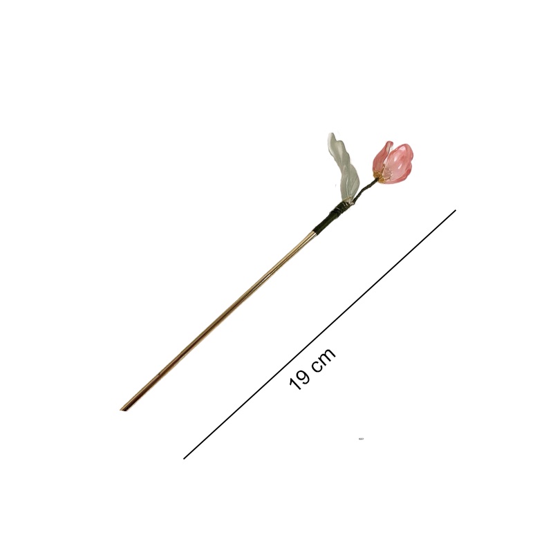 Trâm Cài Tóc Triệu Lộ Tư Họa Tiết Hoa Tulip Nhiều Màu Chất Liệu Kim Loại Cho Nữ