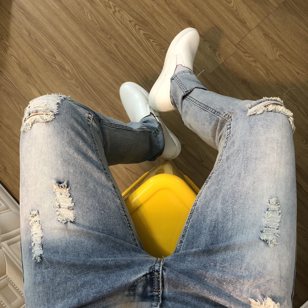 Quần Jeans Nam Thời Trang Phong Cách OHS5682 - Có Video Quay Thật