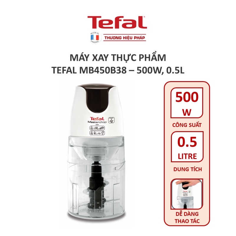 Máy xay thịt Tefal MB450B38 4 lưỡi siêu bền