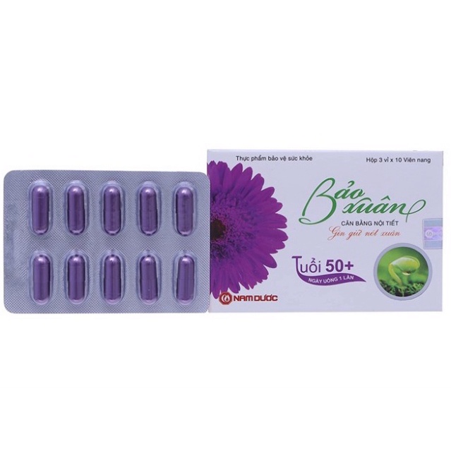 [Chính hãng] Bảo Xuân Tím ( Bảo Xuân 50+ ) Nội tiết tố số một - GIẢM SẠM DA - NÁM DA - KHÓ NGỦ