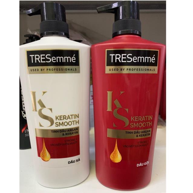 Dầu Gội Và Xả Tresemme Keratin Việt 640g .