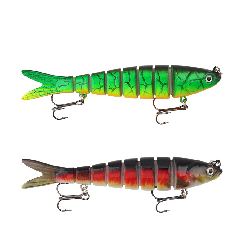 Mồi câu cá giả 8 đoạn 13.5cm 23g bằng nhựa cứng