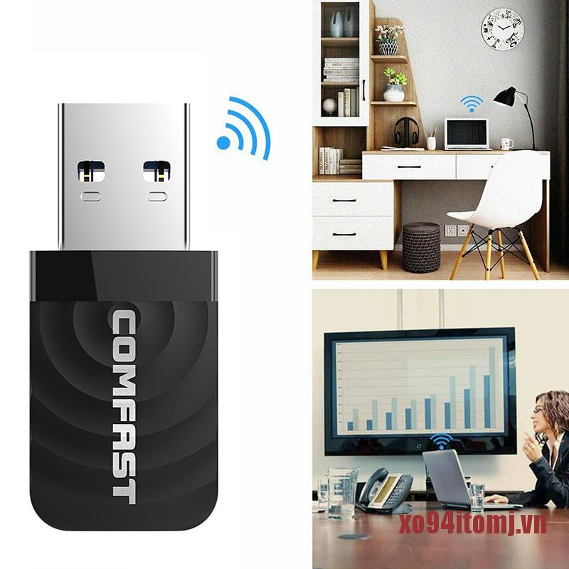 Usb Wifi Xmj 1300mbps 2.4g & 5g Cho Laptop