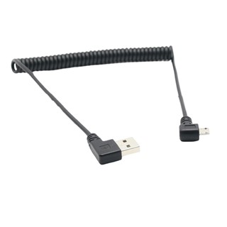 Dây cáp USB to Micro USB dạng lò xo xoắn