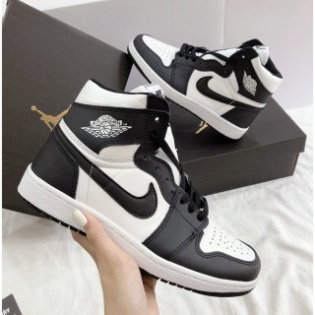 Giày jd1 đen trắng cổ cao ⚡️1 đổi 1⚡️Giày thể thao jd,Giày sneaker JD1 high đen trắng cho nam và nữ | BigBuy360 - bigbuy360.vn