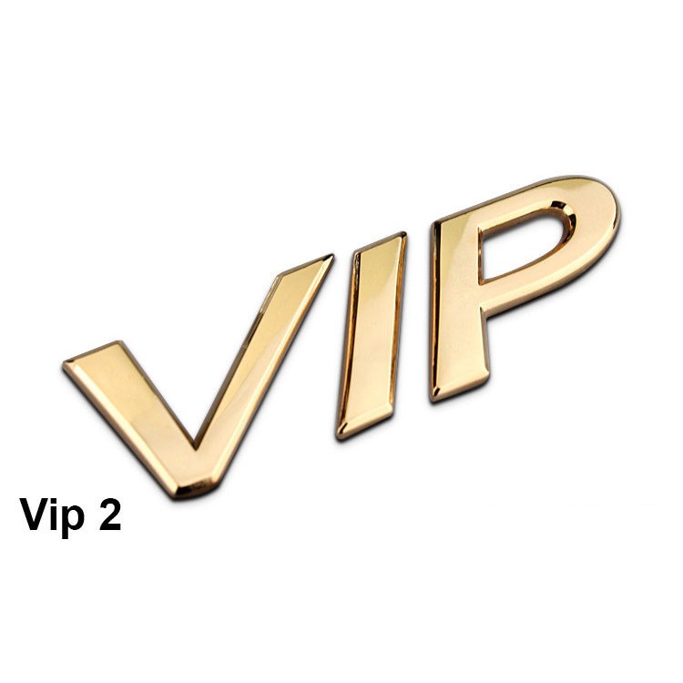 Logo VIP Dán Xe ô Tô MS-112