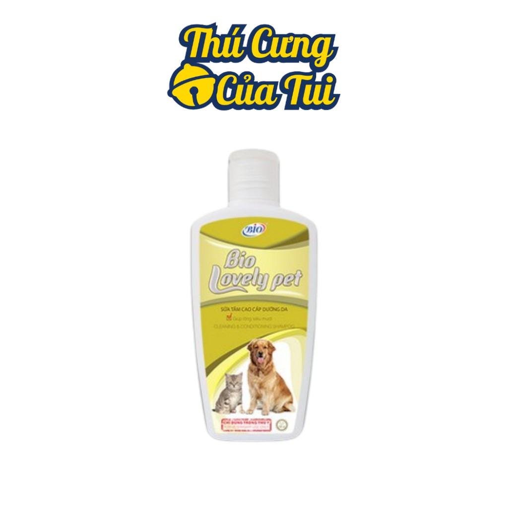 Sữa Tắm Dưỡng Da Lông Bio Lovely Cho Chó Mèo - Thú Cưng Của Tui