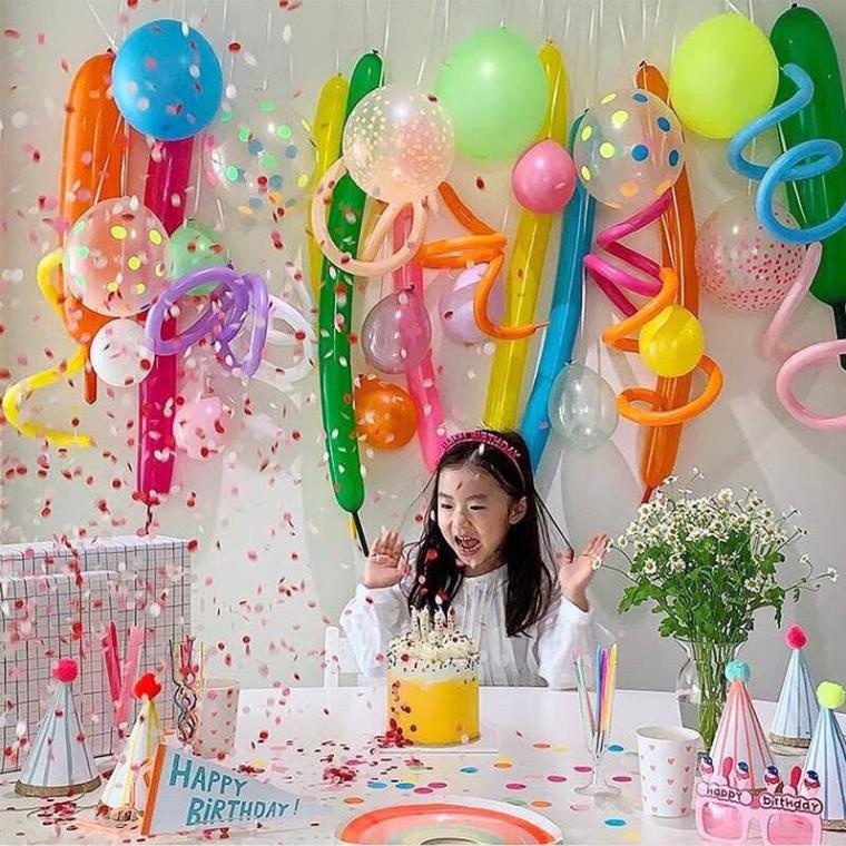 Pháo giấy sắc màu Confetti trang trí sinh nhật, tiệc cưới, party