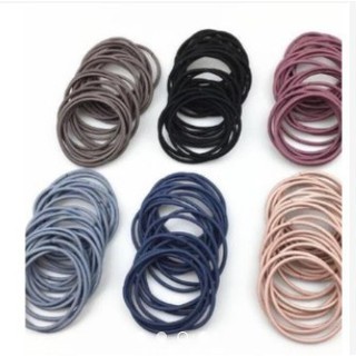 Sét 100 chun buộc tóc các màu