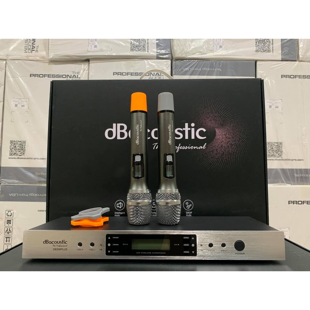 MICRO KHÔNG DÂY DB ACOUSTIC 350 PLUS HÀNG CHÍNH HÃNG- CHẤT ÂM HAY , KHÔNG BỊ VỠ TIẾNG