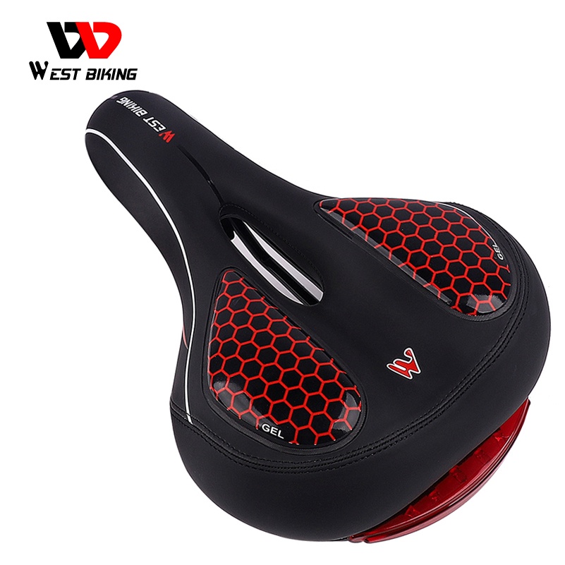 Yên silicon WEST BIKING dày giúp giảm xóc cho xe đạp