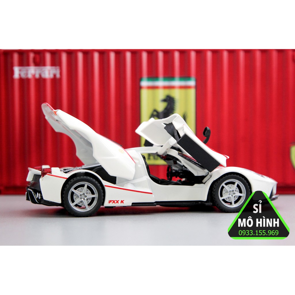 [ Sỉ Mô Hình ] Xe mô hình siêu xe Ferrari FXX K 1:32 Trắng