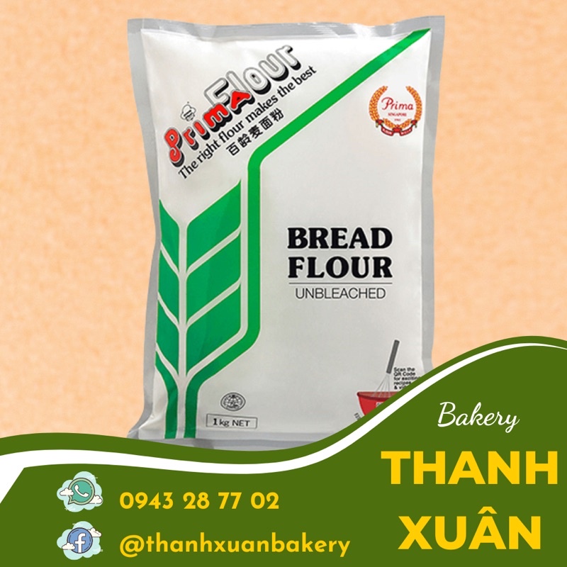 [Sỉ GIÁ TỐT] Bột Mì Prima Bread Flour (1kg)