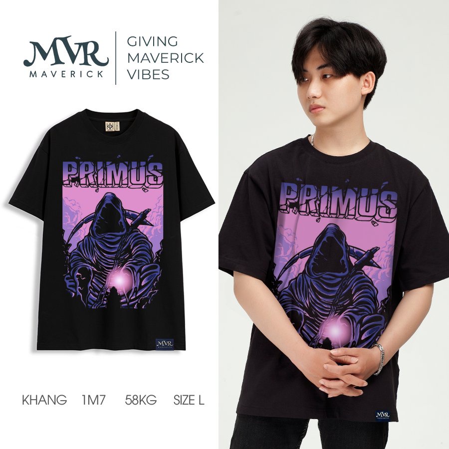 Áo phông thun Cotton phom rộng unisex tay lỡ big size phù thủy phong cách thần thoại MVR BB4275