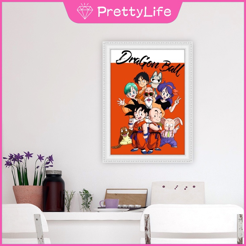Bộ Tranh Đính Đá 5D Tự Làm 30x40cm Hình Dragon Ball