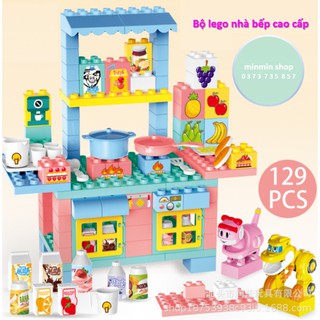 (VIDEO THẬT) Lego cho bé gái – Bộ xếp hình lego nhà bếp (mẫu mới)