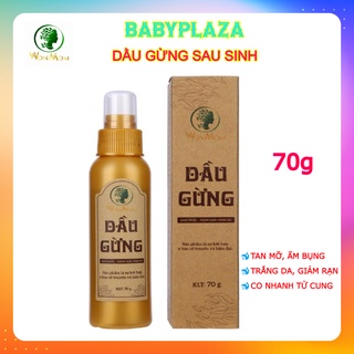 Dầu Gừng Massage Tan Mỡ WONMOM Thảo Dược, Chai Xịt 70g,Giảm Mỡ, Ấm Bụng Sau Sinh, Săn Chắc Vùng Da Chảy Xệ - Chính Hãng