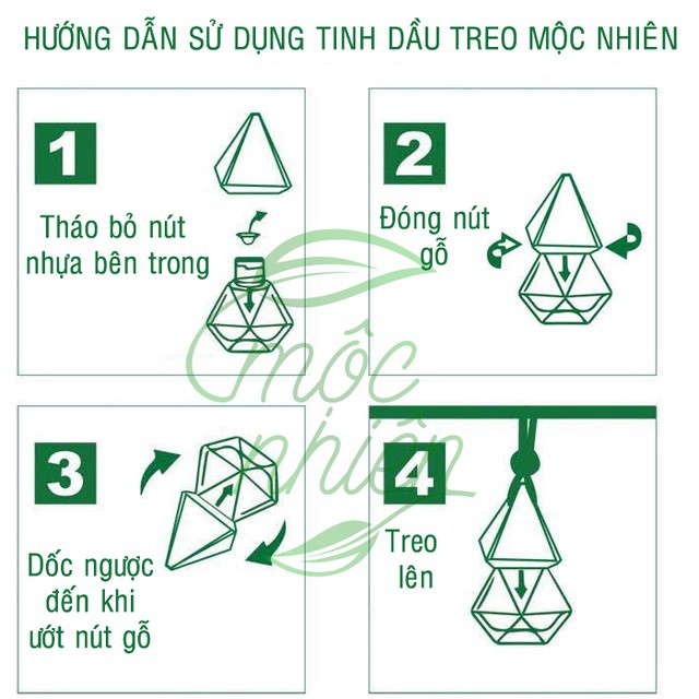 Tinh Dầu MỘC NHIÊN⚡️Dùng Là Thơm⚡️  Treo Xe, Phòng Ngủ, Tủ Quần Áo...  Có Giấy Chứng Nhận Chính Hãng