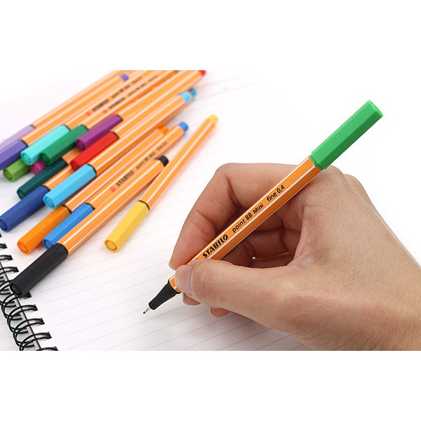 Bút lông kim STABILO Point 88 ngòi Fineliner 0.4mm