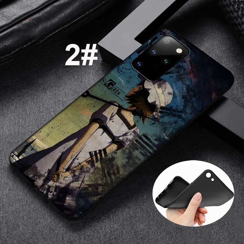 Ốp Điện Thoại Silicon Mềm Hình Anime Steins Gate Cho Samsung Galaxy A11 A51 A71 A21 A21S A41 A81 A91 M31 M31S Md68