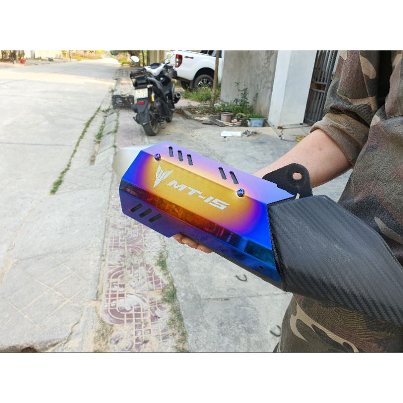 Ốp pô R15 V3, MT15 titan nhập khẩu