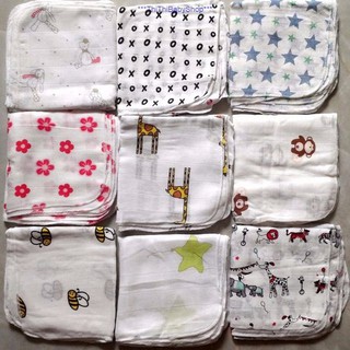 Set 10 khăn sữa Aden 32x32cm