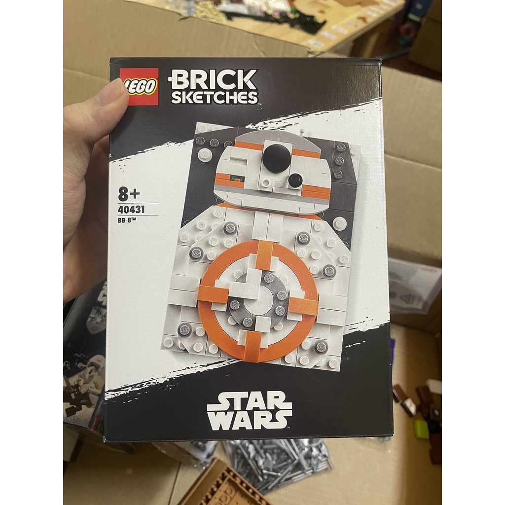 Lego 40431 Brick Sketches Star Wars BB-8 - Bản phác thảo Gạch Chiến tranh giữa các vì sao BB-8 ( Hàng có sẵn )