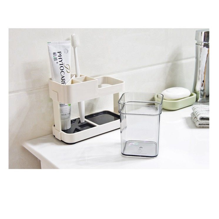 Giá Đựng Bàn Chải Đánh Răng Thiết Kế Đơn Giản Tiện Dụng
