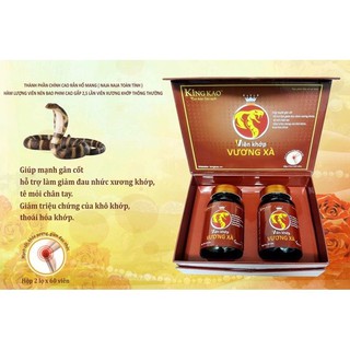 Viên khớp Vương Xà chính hãng Sunite (hộp to 2 lọ 120 viên)