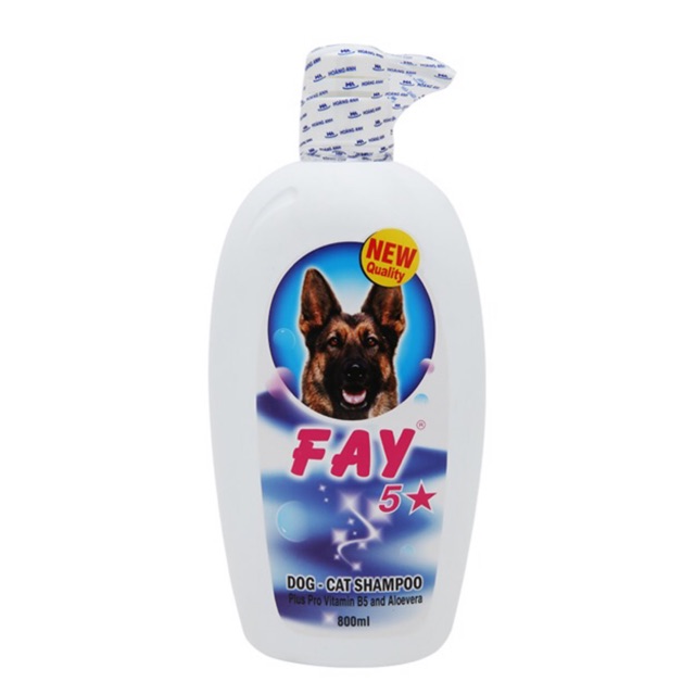 Dầu tắm chó mèo Fay 800 ml