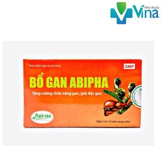 BỔ GAN ABIPHA GIẢI ĐỘC GAN, BẢO VỆ GAN LUÔN MẠNH KHOẺ