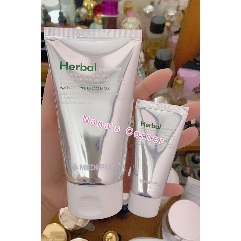 Mặt Nạ Thảo Dược Herbal Peel Tox Medi-peel (Tẩy Da Chết Sạch Sâu Tri Mụn Ẩn Se Khít Lỗ Chân Lông)