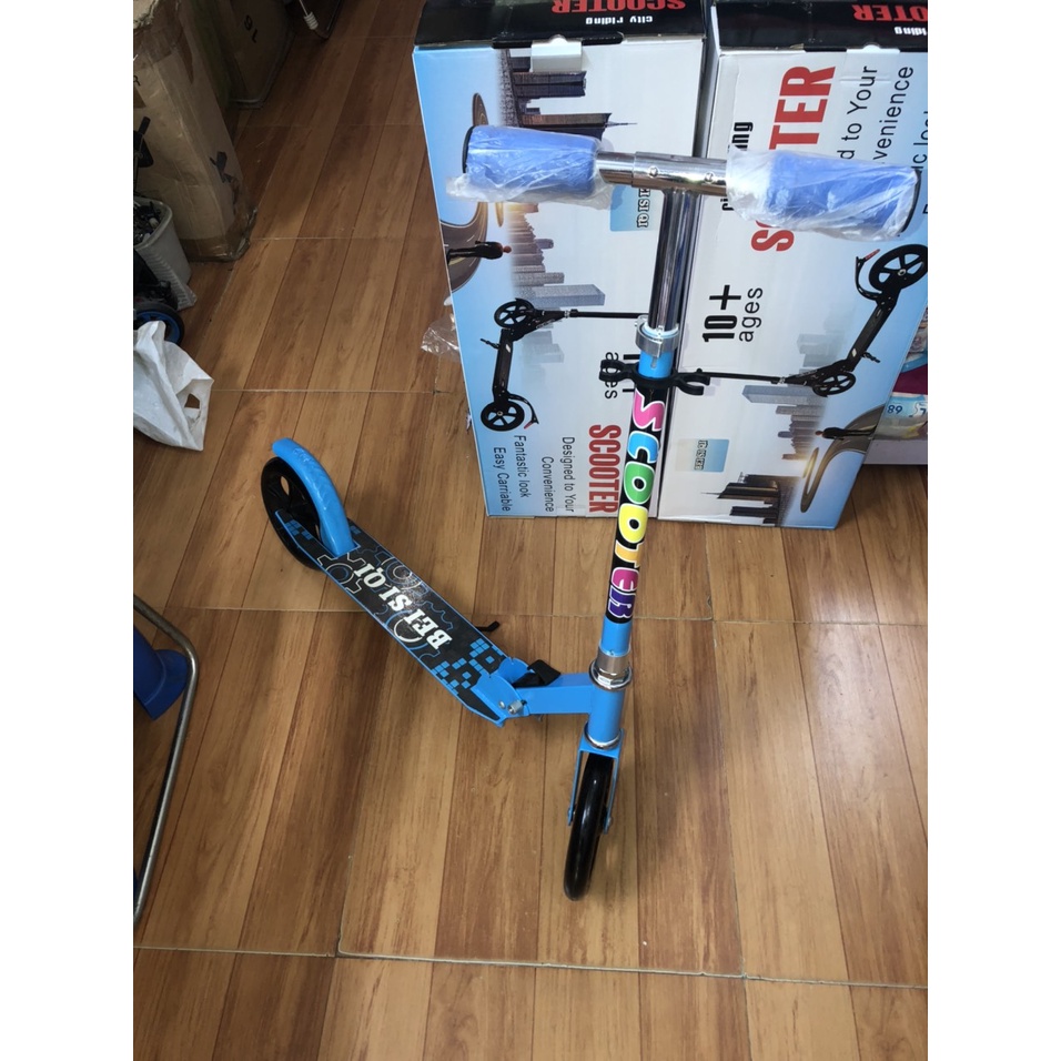 Xe Trượt Scooter Sport 2 Bánh Siêu To Khổng Lồ Mẫu Mã Mới Tải Lên Đến 60kg / Xe Scooter Sắt Thể Thao, Scooter Cao Cấp